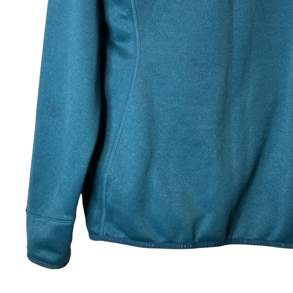 Mammut‎ Teal Blue Borah Fleece Asymmetrical Jacket Women’s Small 1010-19190 - Picture 8 of 12